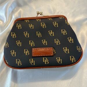 Dooney & Bourke Brown Monogram Coin Purse Wallet